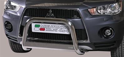 Parebuffle inox Mitsubishi Outlander de 2010 à 2012
