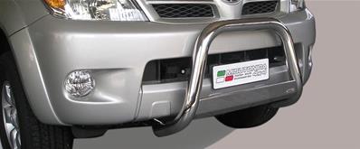 Parebuffle inox Toyota Hilux de 2006 à 2011