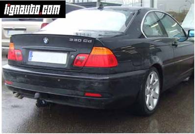 Attelage BMW Série 3 E46 4 portes + Coupé + Cabrio de 1998 à 2005