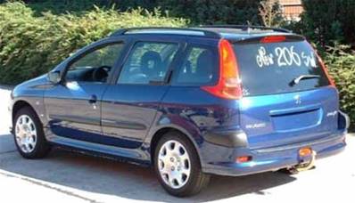 Attelage PEUGEOT 206 SW de 2002 à 2006