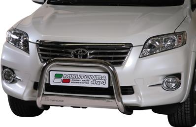 Parebuffle inox Toyota RAV4 de 2010 à 2012