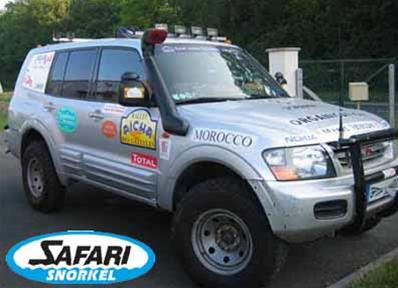 Snorkel Safari Mitsubishi Pajero DID 3.2L et V6 3.5L