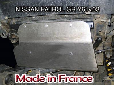 Blindage Moteur Nissan GR Y61 avant 2003