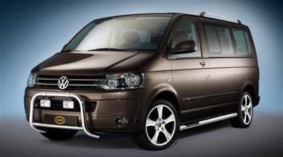 Parebuffle inox Ø 63mm VW T5 Transporter et Multivan de 2003 à 2009