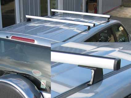 Barres de Galeries de toit Hyundai IX20 (OJ) 5 portes bicorps 2010 à 2019 -  aluminium