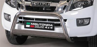 Parebuffle inox Isuzu DMax de 2012 à 2019