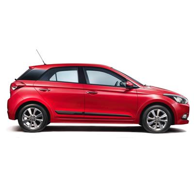 Baguettes latérales adhésives HYUNDAI i20 5 portes depuis 2015