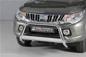 Parebuffle inox Mitsubishi L200 de 2016 à 2019