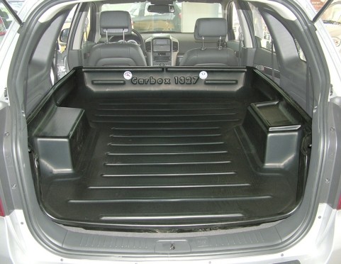 Étagère Arrière Rétractable Pour Coffre Chevrolet Captiva 2006-2016 - Cache-bagages Noir En Toile Et Alliage