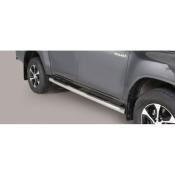 Tubes Marchepieds Toyota Hilux Double Cab de 2016 à 2018