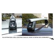 Barres de toit alu TOYOTA Urban Cruiser depuis 2009 (Réf 10901+L1229)
