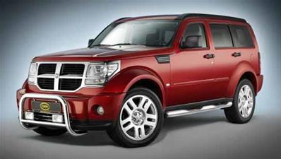 Marchepieds Inox DODGE Nitro depuis 2007