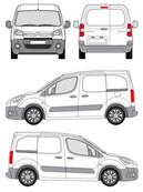 Galerie Citroen Berlingo L1 avec girafon depuis 2008