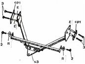 Attelage Renault Trafic fourgon depuis 81 à 04/89 (Réf. 04030)