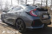 Baguettes latérales adhésives Honda Civic 5D HB depuis 2017