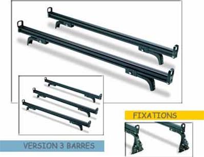 Barres de toit Pro Toyota BJ 40/42/43 (10719+SK2003.2+KP)