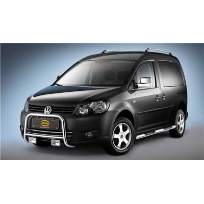 Parebuffle inox VOLKSWAGEN Caddy depuis 2010 et Caddy Maxi depuis 2010